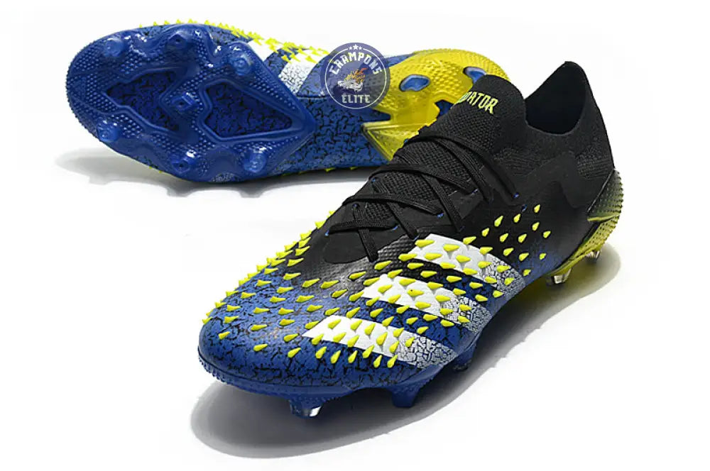 Predator Freak Basse Lacets FG Superlative - Noir/Blanc/Jaune