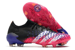 Image of Predator Freak Basse Lacets FG Superspectral - Noir/Blanc/Rose