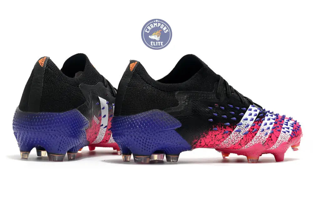 Image of Predator Freak Basse Lacets FG Superspectral - Noir/Blanc/Rose