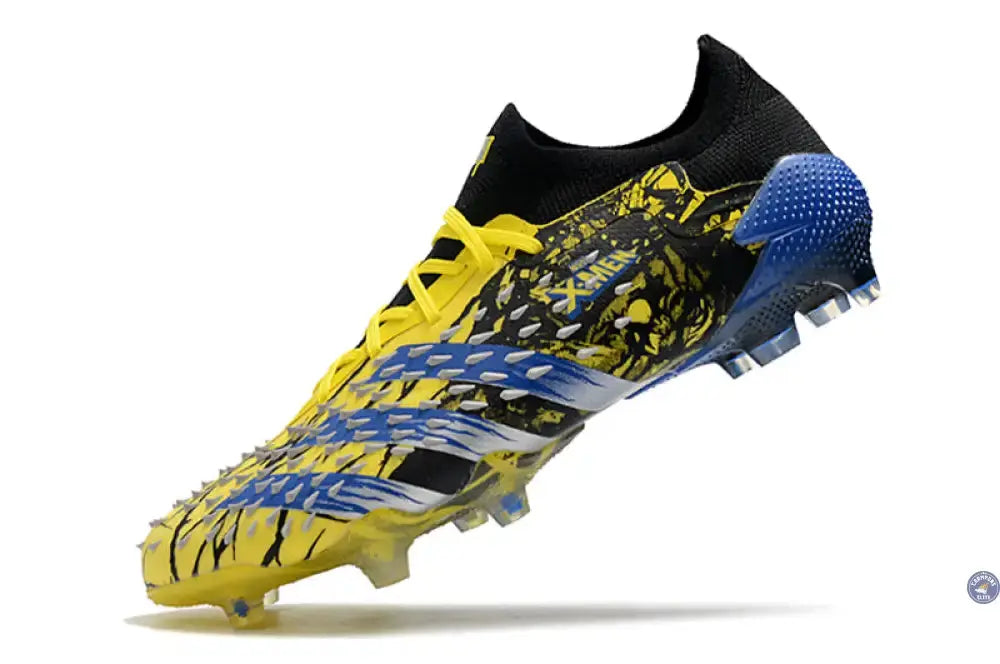 Image of Predator Freak Basse Lacets FG X-Men Wolverine - Jaune/Bleu/Noir ÉDITION LIMITÉE