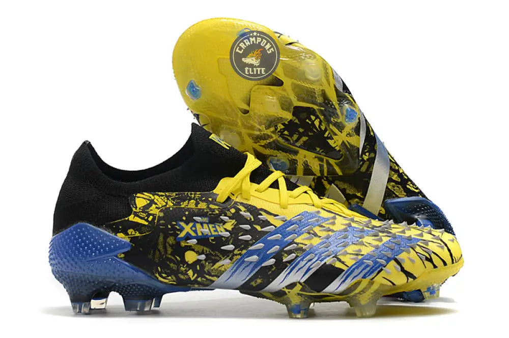 Image of Predator Freak Basse Lacets FG X-Men Wolverine - Jaune/Bleu/Noir ÉDITION LIMITÉE