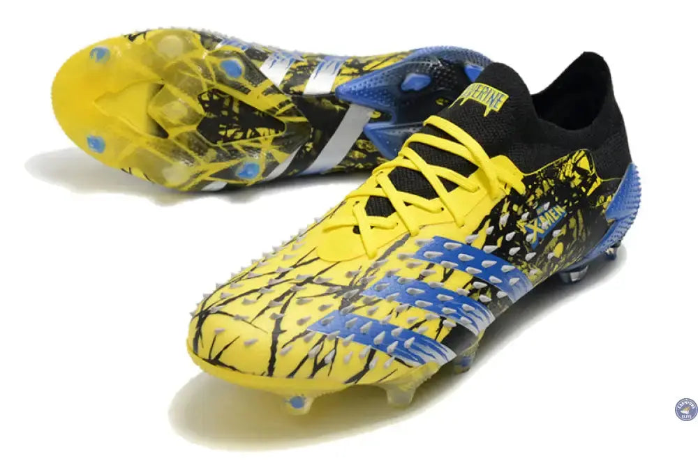 Predator Freak Basse Lacets FG X-Men Wolverine - Jaune/Bleu/Noir ÉDITION LIMITÉE