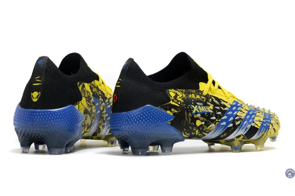 Image of Predator Freak Basse Lacets FG X-Men Wolverine - Jaune/Bleu/Noir ÉDITION LIMITÉE