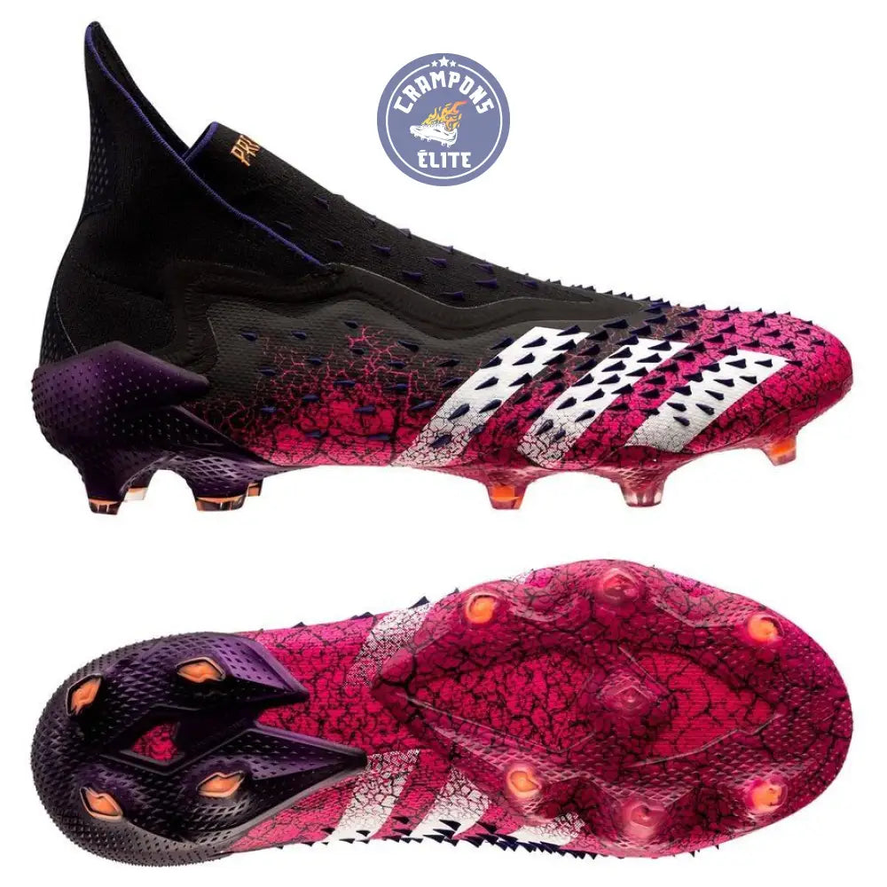 PREDATOR FREAK + FG/AG SUPERSPECTRAL - NOIR/BLANC/ROSE