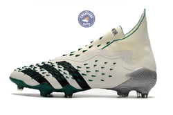 Image of Predator Freak Laceless FG Equipment - Blanc/Noir/Vert ÉDITION LIMITÉE