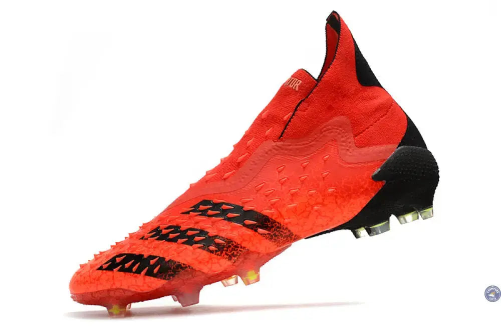 Image of Predator Freak Laceless FG Meteorite - Rouge/Noir/Rouge