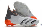 Predator Freak Laceless FG White Spark - Blanc/Argenté/Rouge