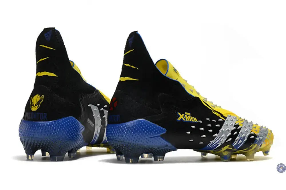 Image of Predator Freak Laceless FG X-Men Wolverine - Jaune/Argenté/Noir ÉDITION LIMITÉE