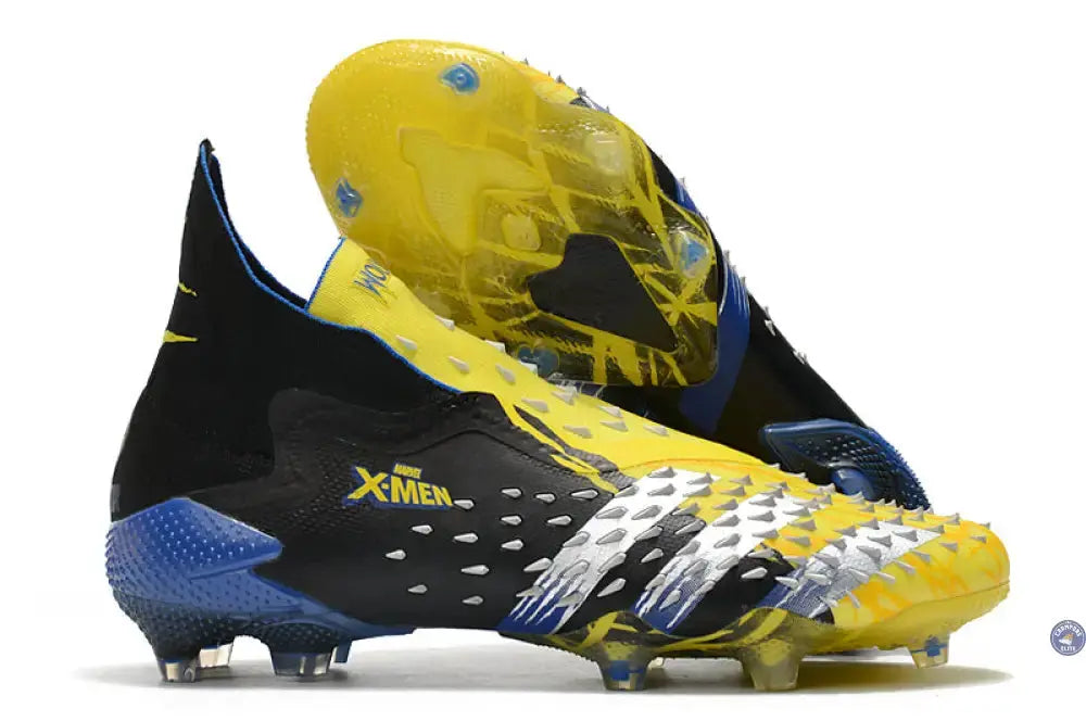 Image of Predator Freak Laceless FG X-Men Wolverine - Jaune/Argenté/Noir ÉDITION LIMITÉE