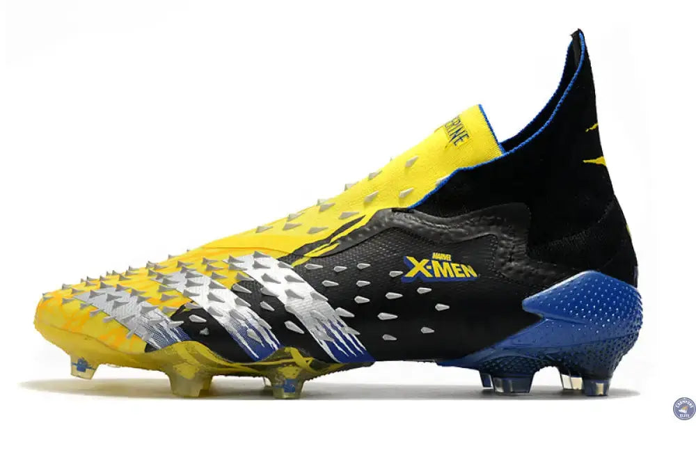 Predator Freak Laceless FG X-Men Wolverine - Jaune/Argenté/Noir ÉDITION LIMITÉE