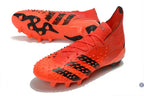 Predator Freak Lacets FG Meteorite - Rouge/Noir/Rouge