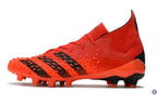 Predator Freak Lacets FG Meteorite - Rouge/Noir/Rouge