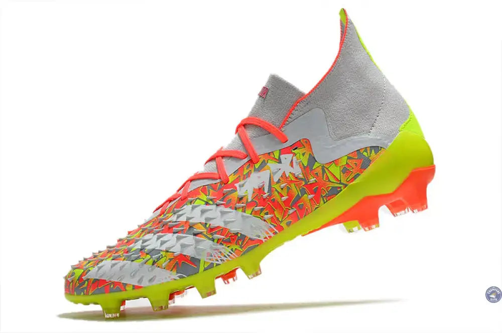 Image of Predator Freak Lacts FG Numbers Up - Gris/Blanc/Jaune