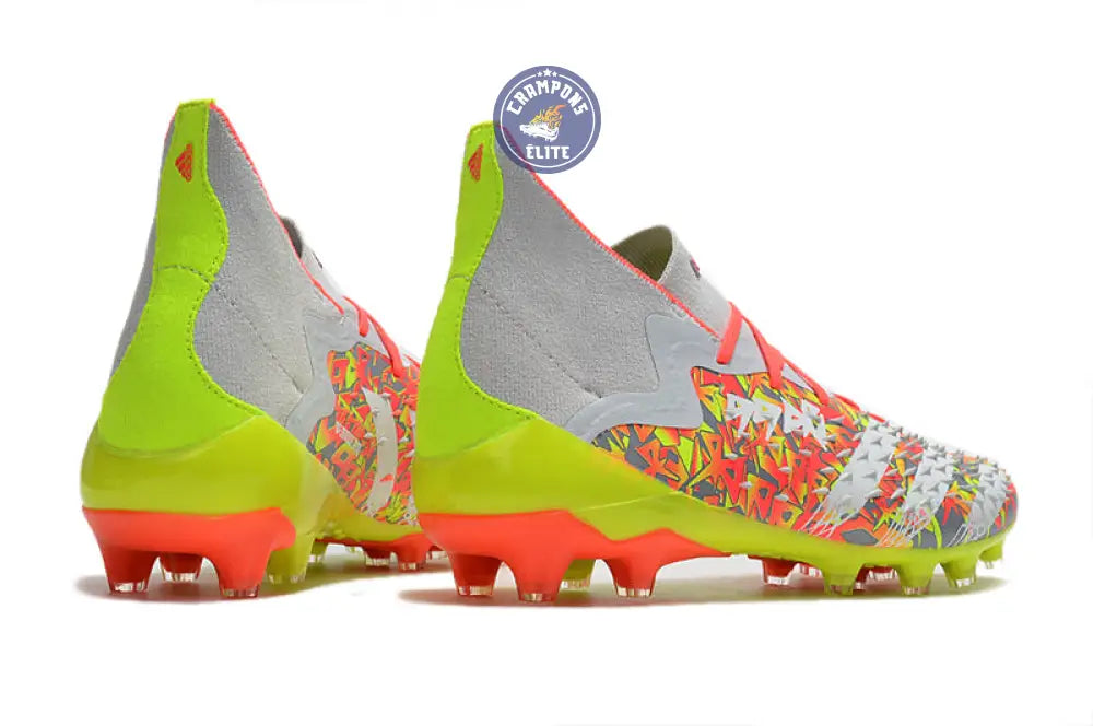 Image of Predator Freak Lacts FG Numbers Up - Gris/Blanc/Jaune