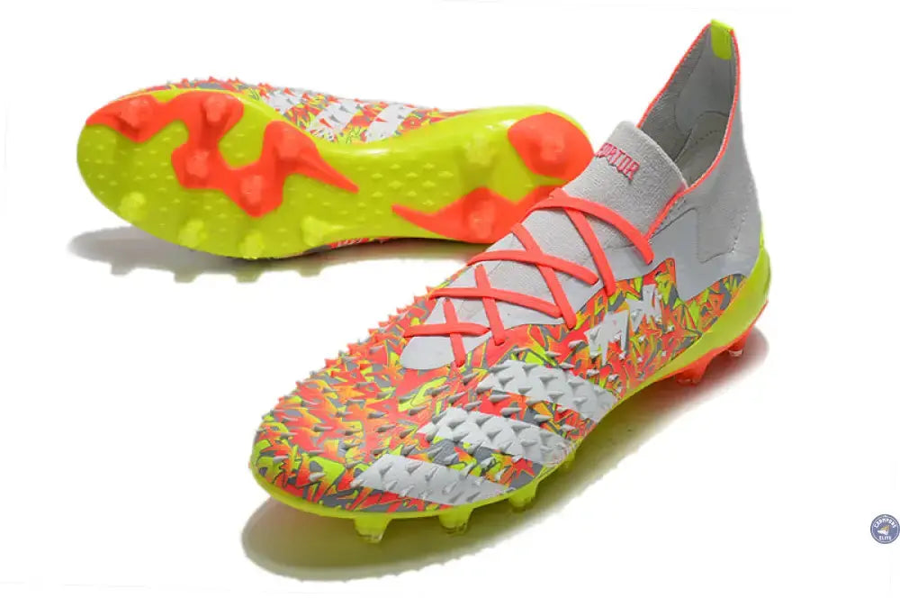 Predator Freak Lacts FG Numbers Up - Gris/Blanc/Jaune