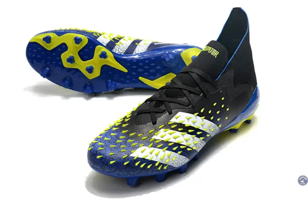 Image of Predator Freak Lacets FG Superlative - Noir/Blanc/Jaune
