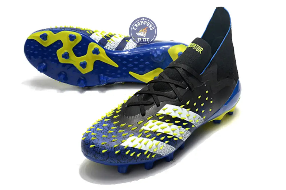Predator Freak Lacets FG Superlative - Noir/Blanc/Jaune