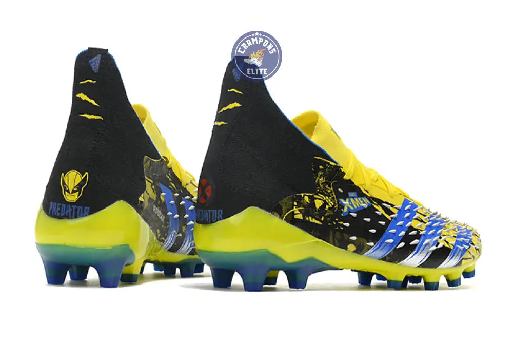 Image of Predator Freak Lacets FG X-Men Wolverine - Jaune/Bleu/Noir ÉDITION LIMITÉE