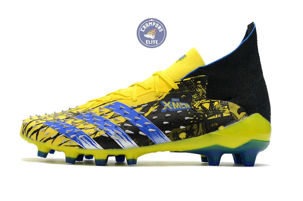 Image of Predator Freak Lacets FG X-Men Wolverine - Jaune/Bleu/Noir ÉDITION LIMITÉE