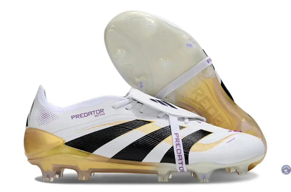 Image of Predator League Fold-over Tongue FG Road to Glory - Blanc/Noir/Doré