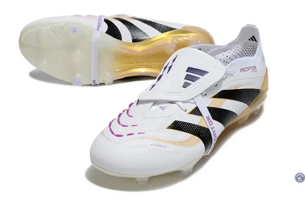 Image of Predator League Fold-over Tongue FG Road to Glory - Blanc/Noir/Doré