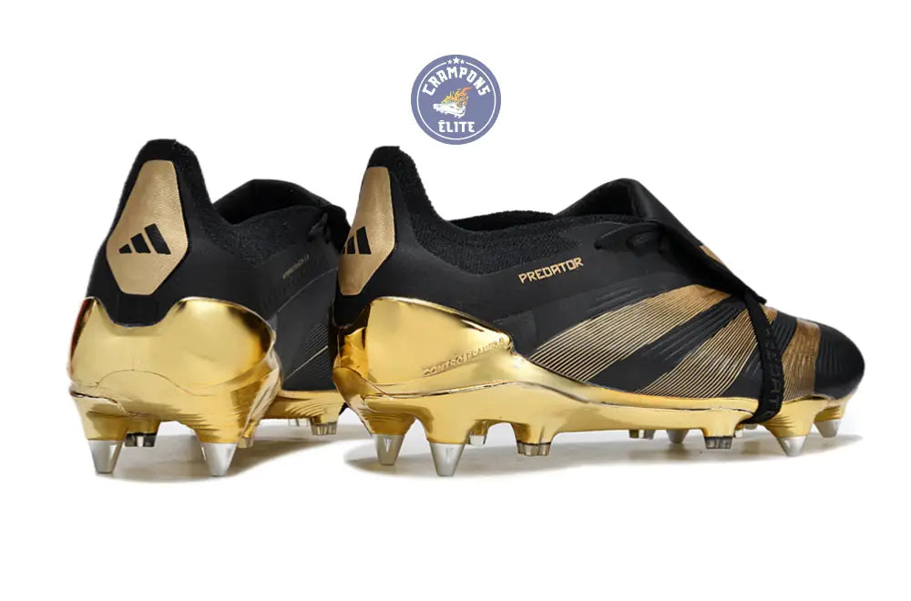 Image of Predator League Fold-over Tongue SG Belligold - Noir/Doré ÉDITION LIMITÉE