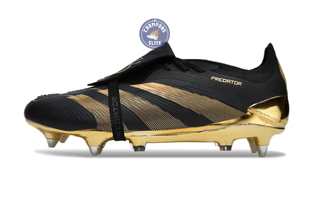 Image of Predator League Fold-over Tongue SG Belligold - Noir/Doré ÉDITION LIMITÉE