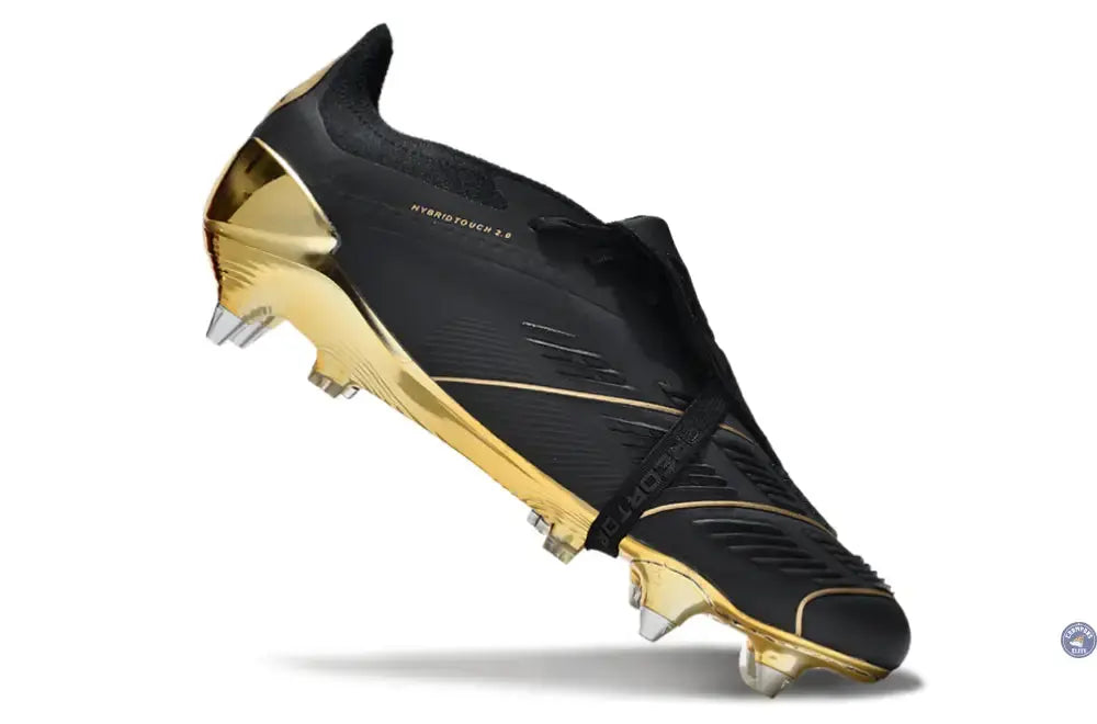 Image of Predator League Fold-over Tongue SG Belligold - Noir/Doré ÉDITION LIMITÉE