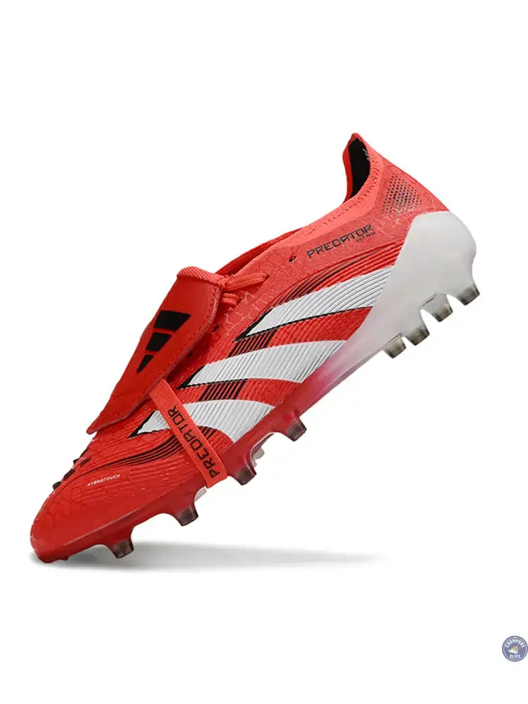 Image of Predator Pro Fold-over Tongue AG Pure Victory - Lucid Red/Blanc/Noir