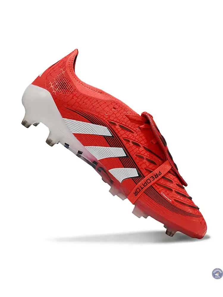 Image of Predator Pro Fold-over Tongue AG Pure Victory - Lucid Red/Blanc/Noir