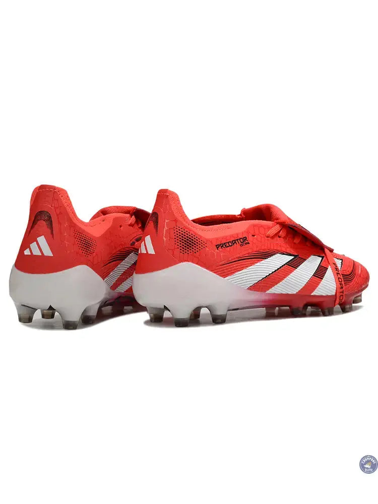 Image of Predator Pro Fold-over Tongue AG Pure Victory - Lucid Red/Blanc/Noir