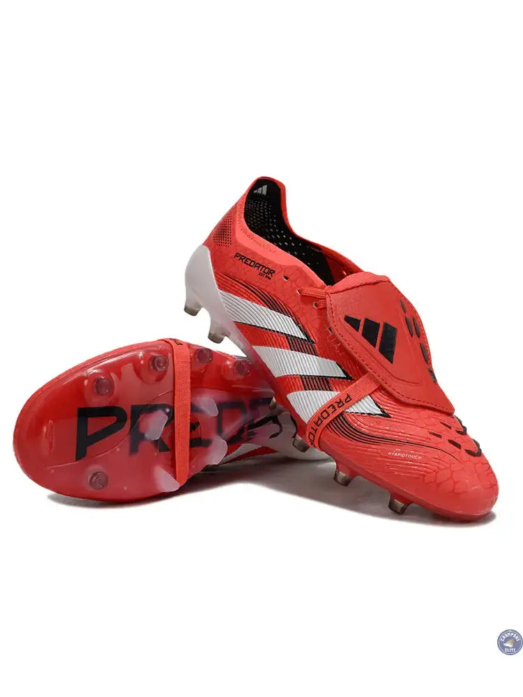 Image of Predator Pro Fold-over Tongue AG Pure Victory - Lucid Red/Blanc/Noir