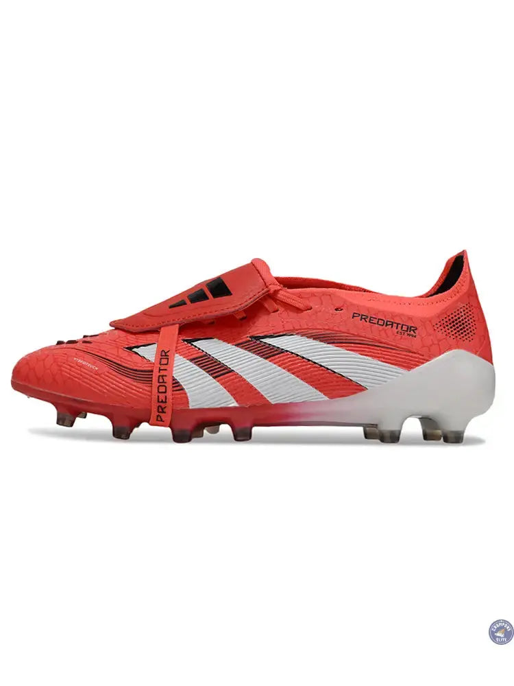 Image of Predator Pro Fold-over Tongue AG Pure Victory - Lucid Red/Blanc/Noir