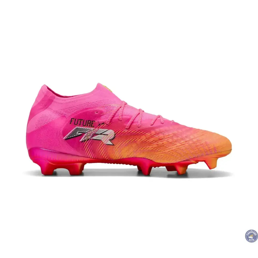 Image of PUMA Future 9 Ultimate FG - Poison Pink/Orange/Bleu/Blanc - Crampons Elite
