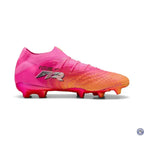 PUMA Future 9 Ultimate FG - Poison Pink/Orange/Bleu/Blanc - Crampons Elite