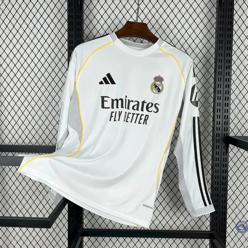 Real Madrid 2025/26 Domicile à manches longues
