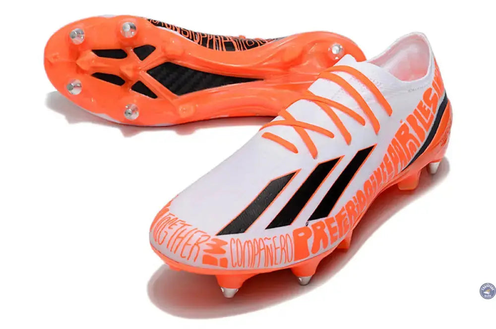 Speedportal Messi.1 SG Balon te Adoro - Blanc/Noir/Rouge