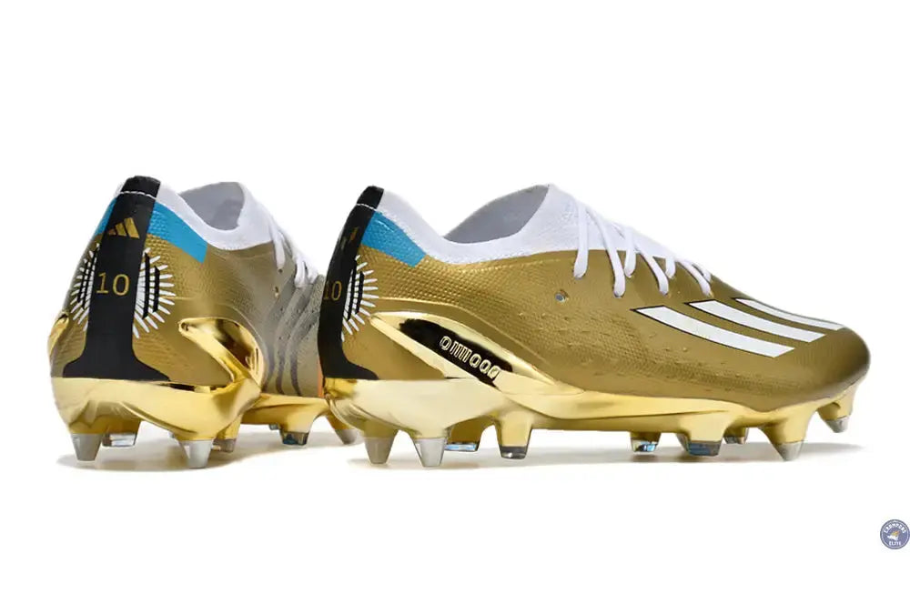 Speedportal Messi.1 SG Leyenda - Doré/Blanc/Bleu ÉDITION LIMITÉE