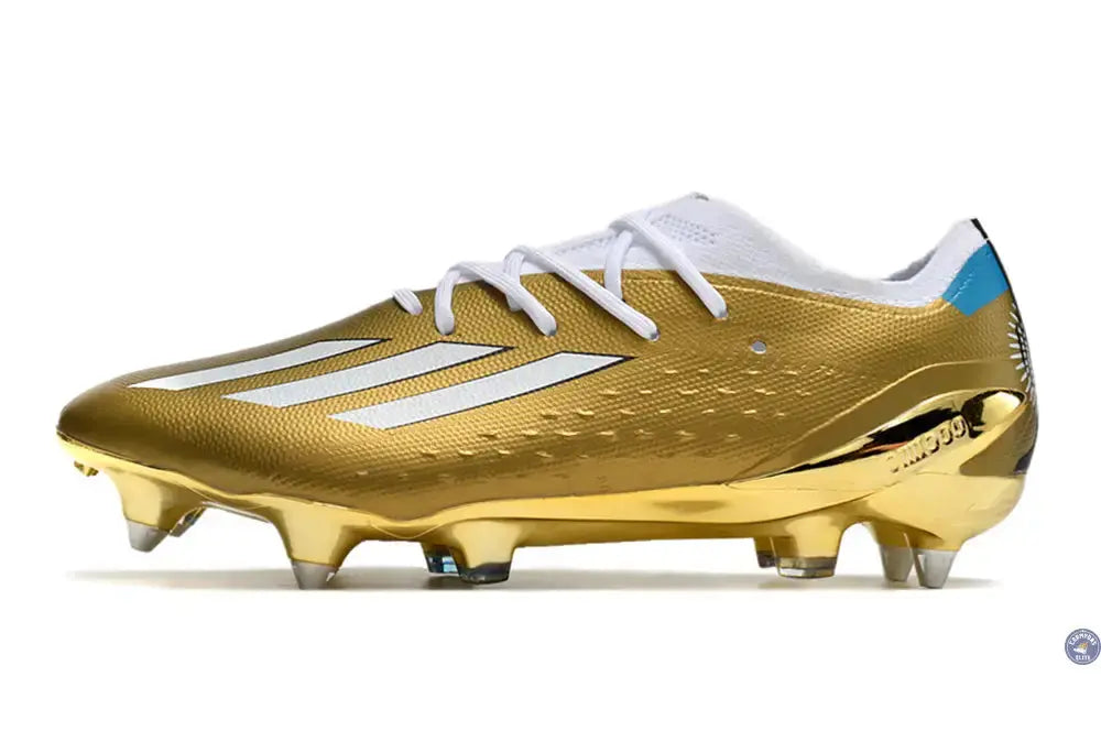 Image of Speedportal Messi.1 SG Leyenda - Doré/Blanc/Bleu ÉDITION LIMITÉE