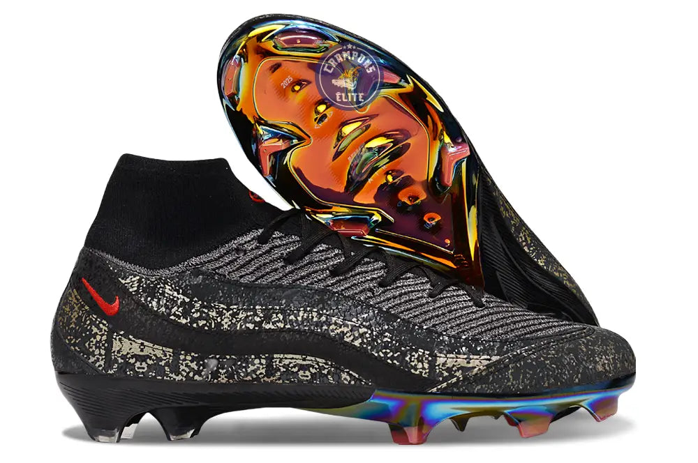 Superfly 10 Air Max 95 FG - Noir/Solar Red