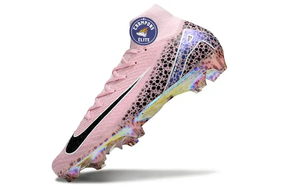 Image of Superfly 10 Nike By You FG - Rose Motif Noir