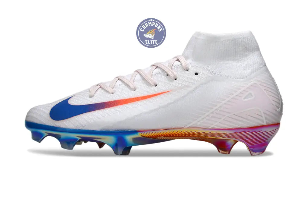 Superfly 10 Nike By You FG - Blanc/Bleu/Rouge
