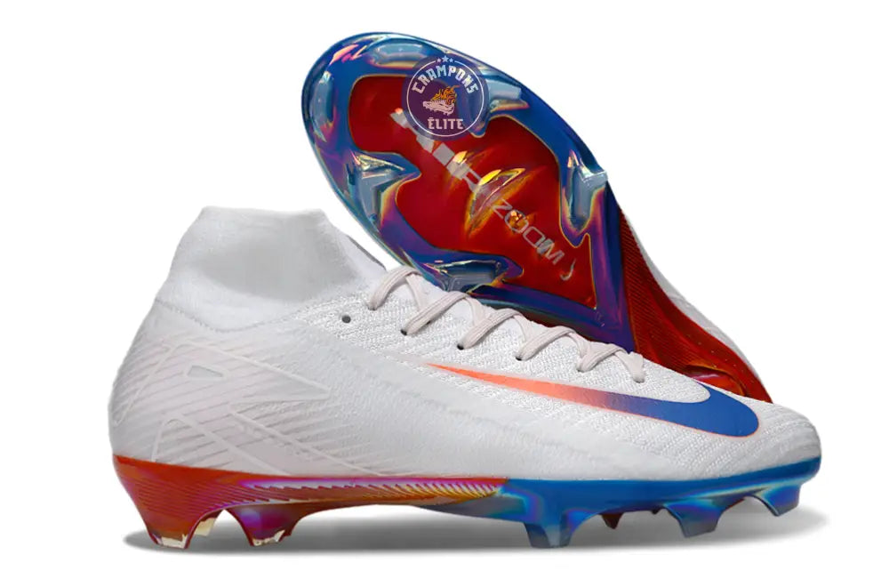 Image of Superfly 10 Nike By You FG - Blanc/Bleu/Rouge