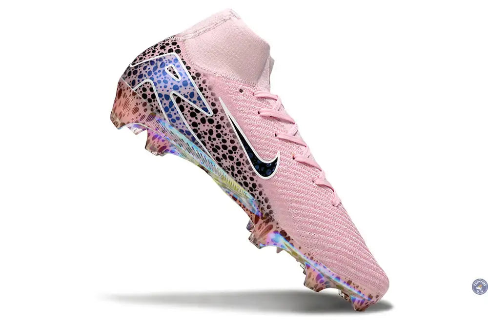 Image of Superfly 10 Nike By You FG - Rose Motif Noir