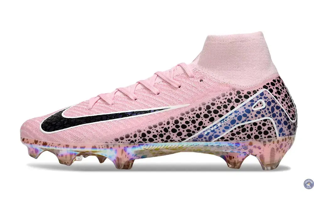 Image of Superfly 10 Nike By You FG - Rose Motif Noir