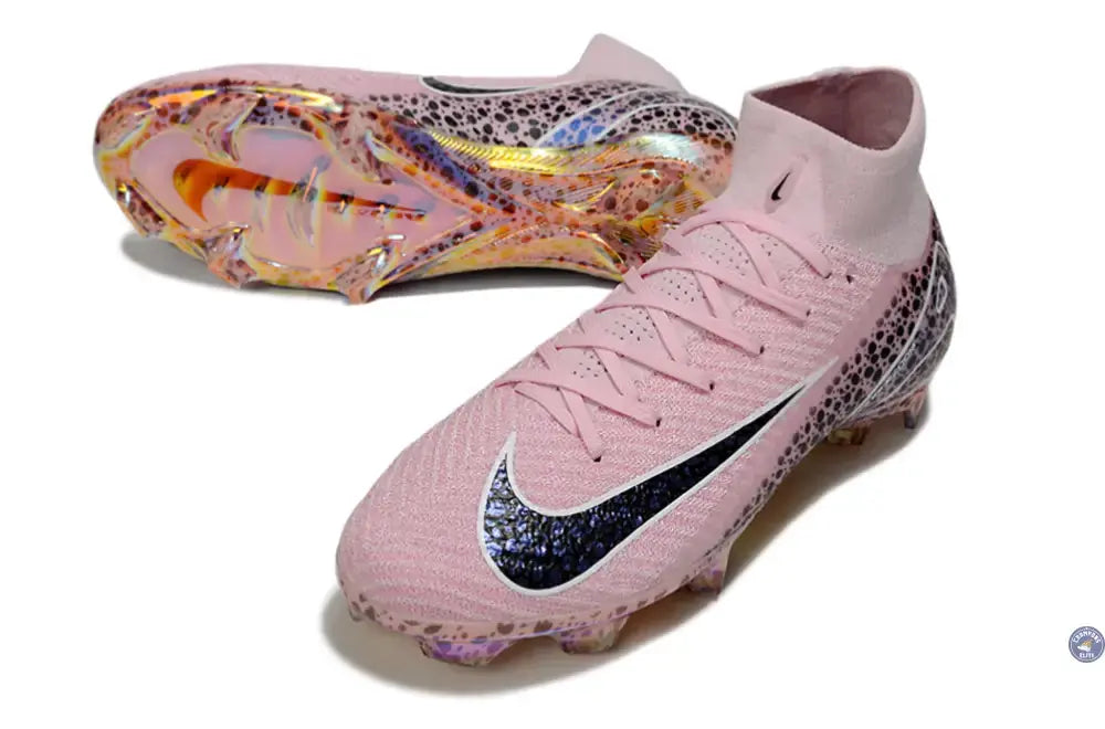 Image of Superfly 10 Nike By You FG - Rose Motif Noir