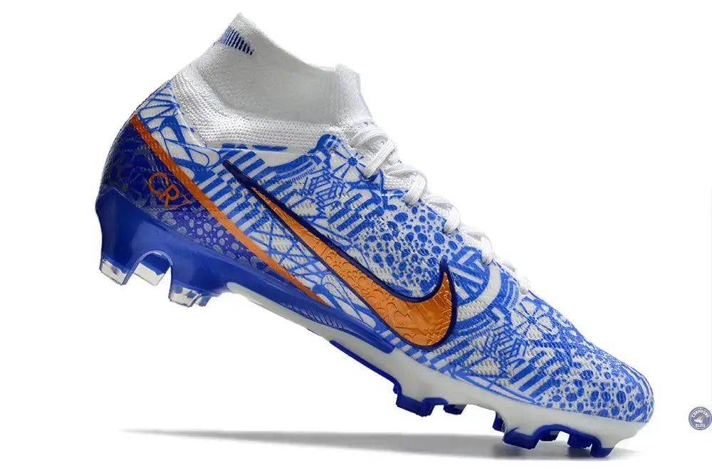 Superfly 9 Elite CR7 FG ’Azulejo’ Bleu/Doré