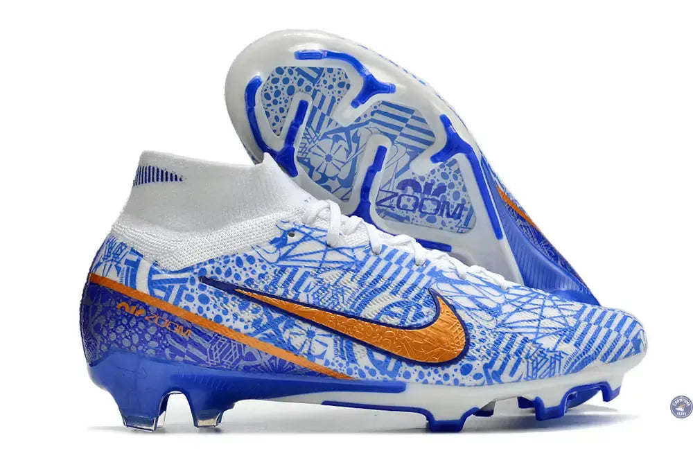 Image of Superfly 9 Elite CR7 FG ’Azulejo’ Bleu/Doré