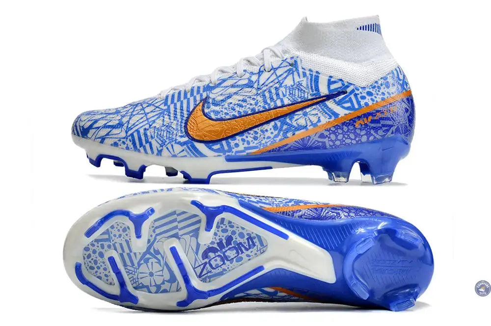 Superfly 9 Elite CR7 FG ’Azulejo’ Bleu/Doré