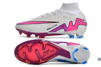 Superfly 9 Elite FG Blanc/Rose/Bleu